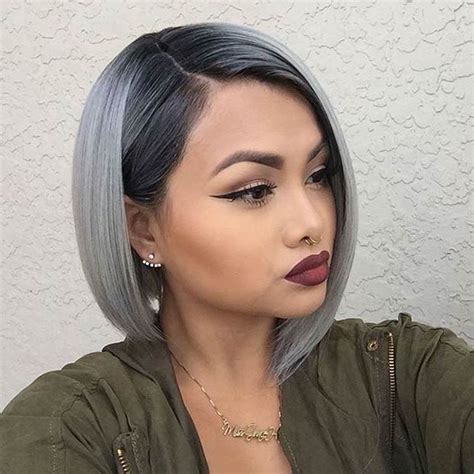 10 Best Gray Hair Color Ideas 》 Her Beauty