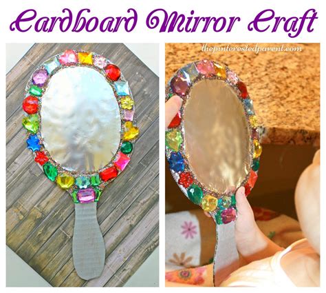 Jeweled Cardboard Mirror Craft The Pinterested Parent Fairy Tale