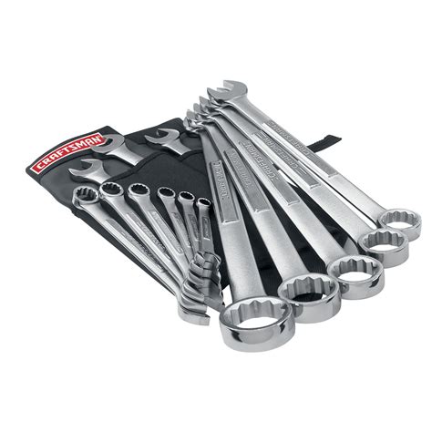 Craftsman 14 pc. Metric 12 pt. Combination Wrench Set with Deluxe Roll