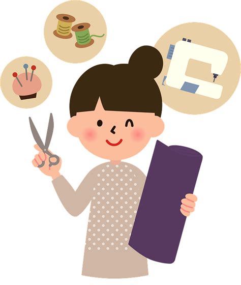 Woman Is Sewing Clipart Free Download Transparent Png Creazilla