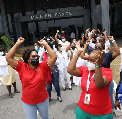 Healthcare Workers Protest Cpos Wage Offer Trinidad Guardian