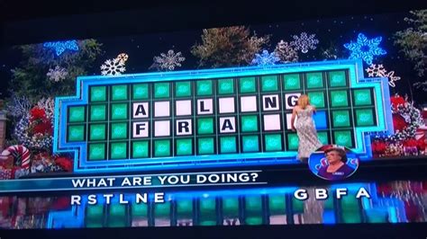 Wheel Of Fortune Bonus Round December 20 2018 Youtube