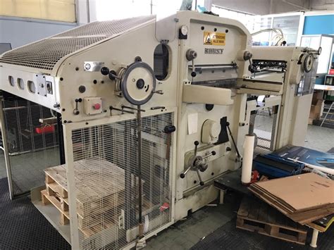 Used Bobst Sp 1080 Year 1953 Presscity