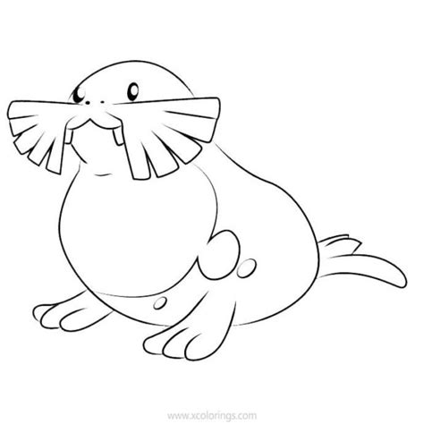 Seaking Pokemon Coloring Pages