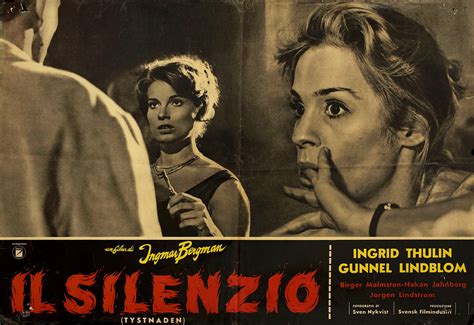 the silence original 1963 italian fotobusta movie poster posteritati movie poster gallery