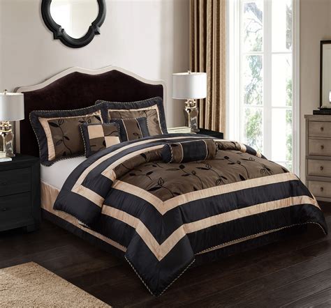 Nanshing Pastora Luxury Piece Bedding Comforter Set With BONUS Decorative Pillows