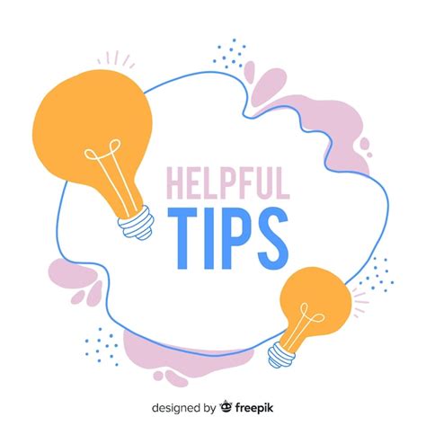 Free Vector Flat Helpful Tips Concept