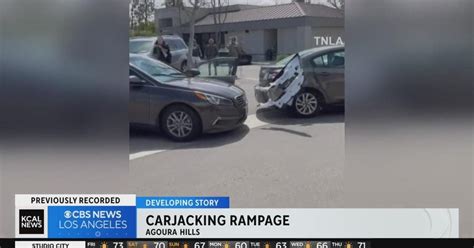 Carjacking Chaos Wild Video Shows Womans Parking Lot Rampage In Agoura Hills Cbs San Francisco