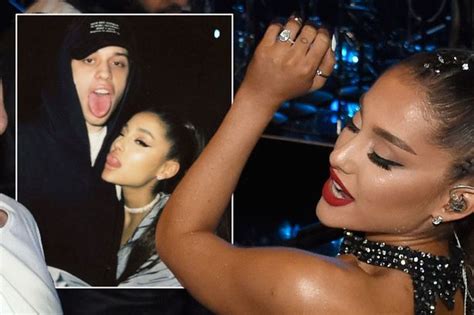 Grande announced on sunday, december 20, that she's engaged to her boyfriend, real estate agent dalton gomez, after almost a year of dating. Is Ariana Grande engaged to Pete Davidson? Singer shows off ring - Mirror Online