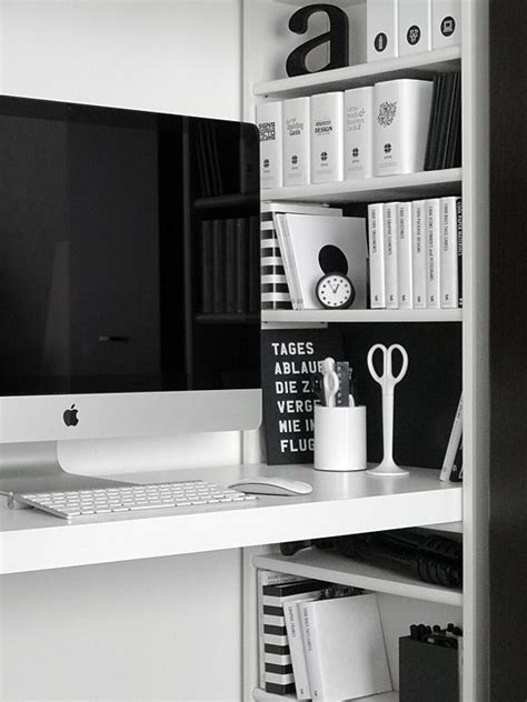 Icons black office white office icons white icons black icons black white office black office white decoration symbol element decorative sketch icon ornament outline decor classical retro ornamental vintage ornate classic artistic background template emblem collection elements shape draft backdrop. The 3 Steps to Creating a Black and White Home Office ...