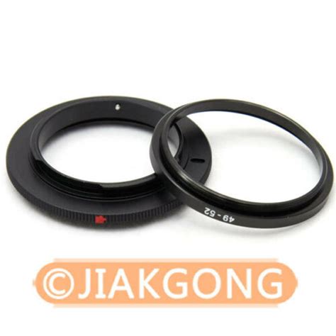 49mm 52mm Macro Reverse Adapter Ring For Nik Af Mount Ebay
