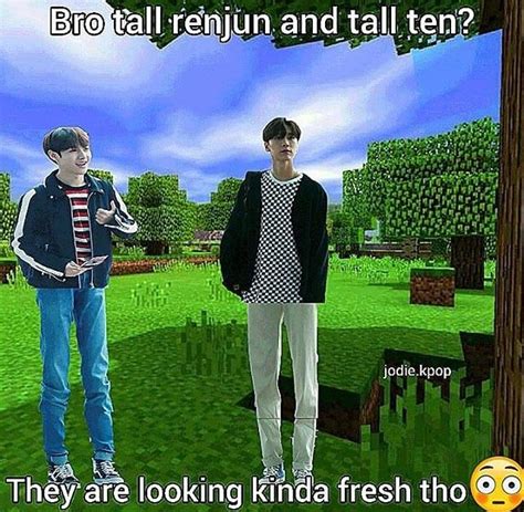 Raps for you then buys you a watermelon but makes you share it with him. Pin by Woojαe☁️ on Nct Reaction Memes in 2020 | Kpop memes ...