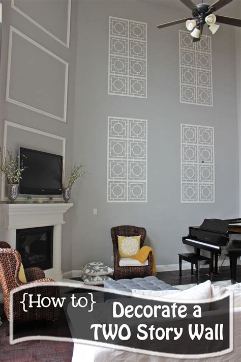 How To Decorate Tall Walls In Living Room Information