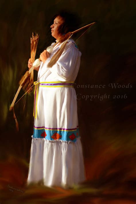 Native American Indian Warrior Bride Prophetic Art Of Constance Woods