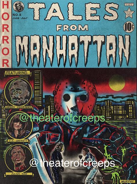 The Horrors Of Halloween EC COMICS Style Artwork Of Horror Movies Part 3