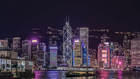 Night At Victoria Harbour Hong Kong By John Lam 500px