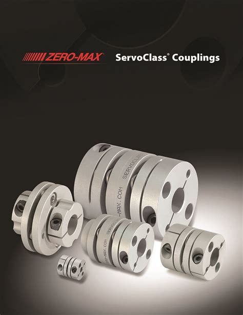 Zero Max Servoclass Brochure Features 14 Coupling Sizes With Clamp