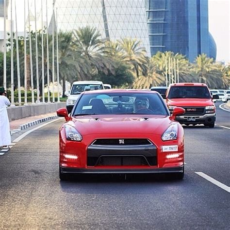 Qatar Qtr Doha Gtr Red Summer Amazing Nissan Gtr Flickr