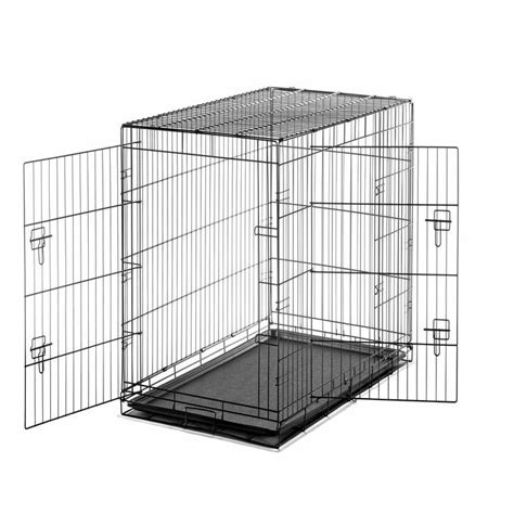 Carlson Pet Products Extra Large Two Door Wire Crate With Divider 48