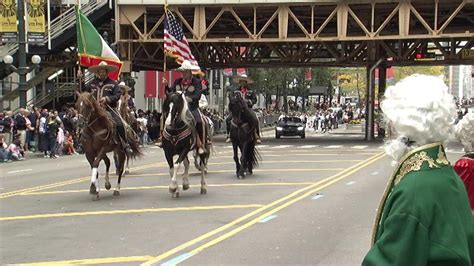 Columbus Day Parade In Chicago