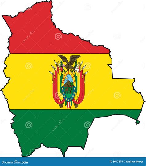 Map Bolivia Vector Royalty Free Stock Photo Image 3617575