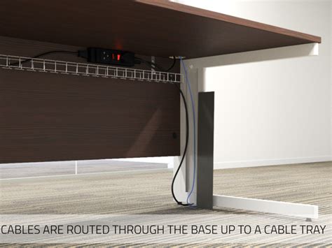 desk solutions cable management pure office solutions