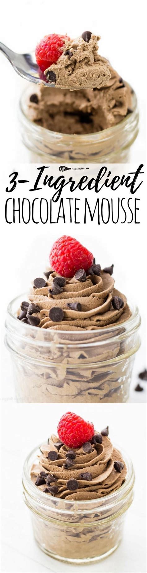 As mentioned below, the mousse needs to. Easy Chocolate Mousse perfect for any occasion. All you ...