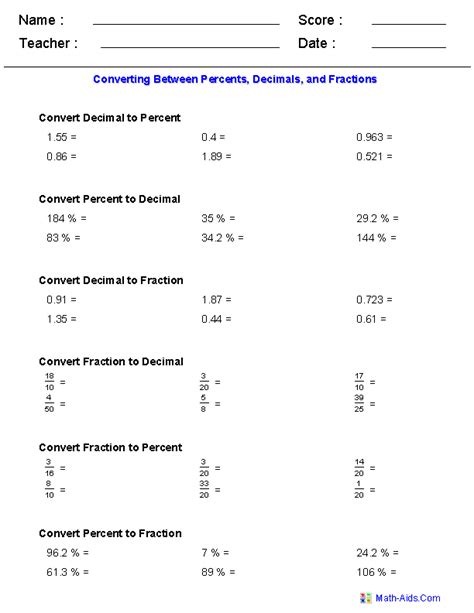 Https://flazhnews.com/worksheet/converting Between Fractions Decimals And Percentages Worksheet