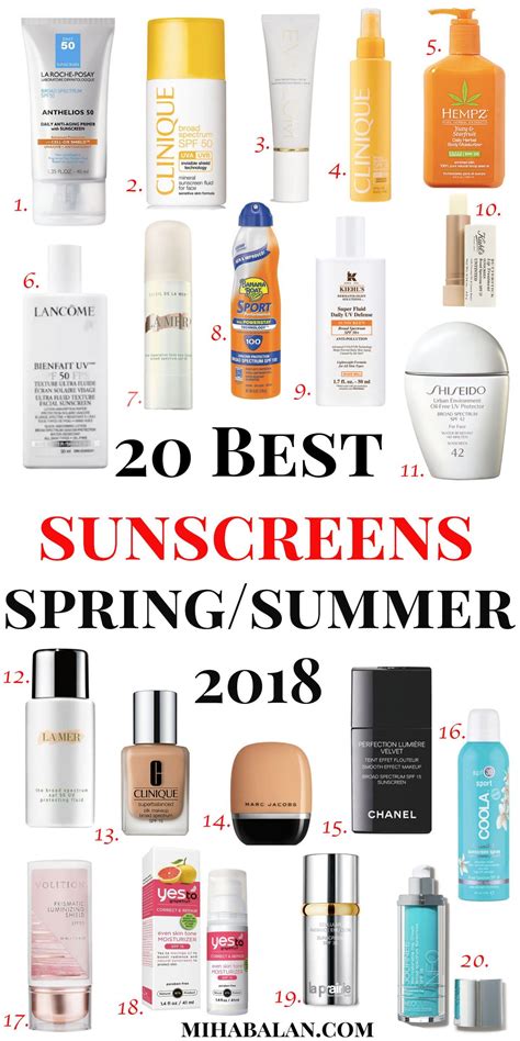 It's sunscreen season and, while you used to just grab a bottle at your local store in the past, it's understandable if you'd rather not cruise the aisles these days. 20 BEST SUNSCREENS FOR THIS SPRING/SUMMER 2018 | Best ...