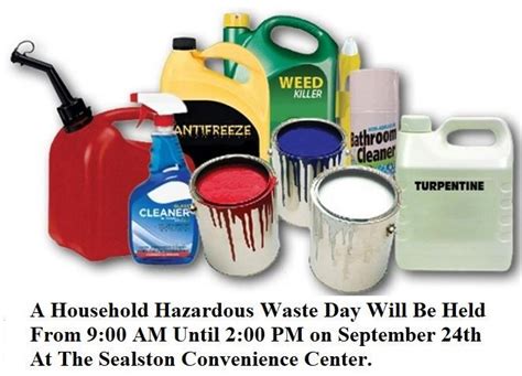 King George Household Hazardous Waste Day Sept