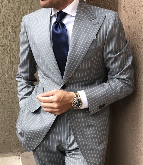 Light Grey Pinstripe Jacket Grey Pinstripe Suit Dress Suits For Men