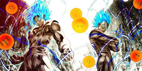 Son Goku And Vegeta Dragon Ball And 2 More Drawn By