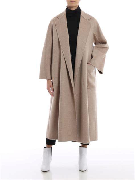 Max Mara Labbro Double Cashmere Wrap Coat Long Coats 1011169100032