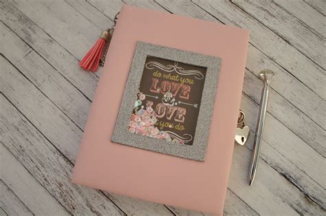A Diary With A Lock Made Of Soft Pink Ecoleather Is An Adorable T