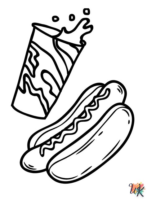 100 Disegni Di Hot Dog Da Colorare Disegni Deliziosi Da Colorare E