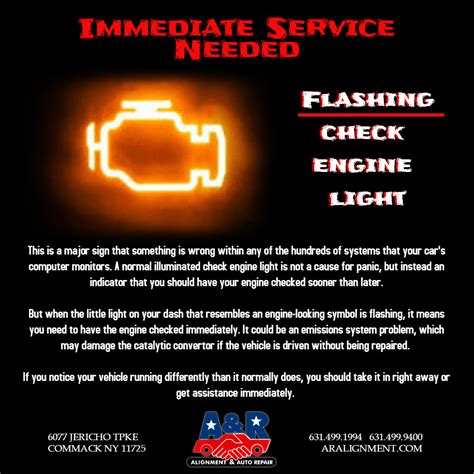 What Does It Mean When Your Engine Management Light Is Flashing