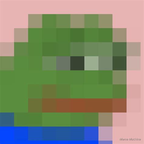 Pixel Pepe By Meme Machine Redbubble