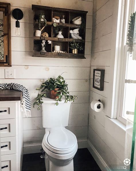 Feb 2 2019 This Vintage Inspired Farmhouse Bathroom Is Filled With
