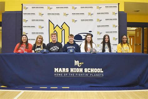 Seniors To Continue Sports Careers In College Mars Area High School