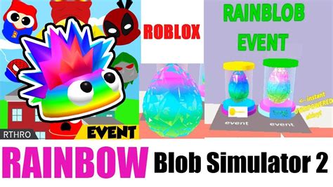 New Rainbow Blob Blob Simulator 2 Roblox New Pet 🥚 Rainbow Egg 😲
