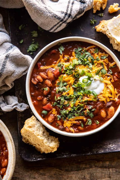Healthy Slow Cooker Chipotle Bean Chili Yummy Recipe