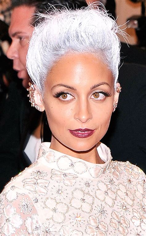 Nicole Richie Goes Gray For Met E Online
