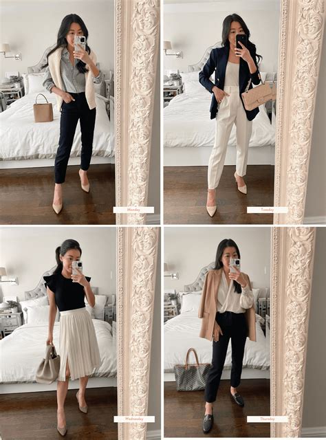 5 Classic Spring Summer Work Outfits Petite Friendly