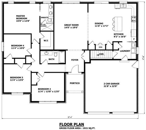Four rooms en suite (master bedroom has a balcony). New 4 Bedroom House Plans Ireland - New Home Plans Design