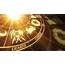 Zodiac Horoscope Astrological Sun Signs On A Spinning Wheel Or Chakra 