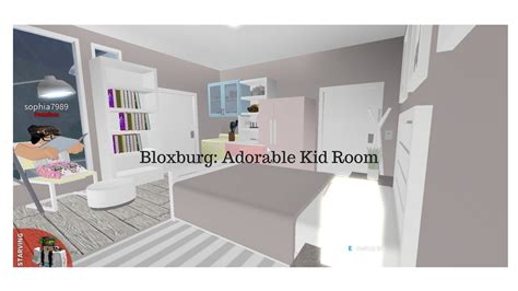 4 cute nursery room ideas !! Bloxburg: Adorable Kid Room - YouTube