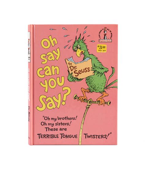 Oh Say Can You Say By Seuss Dr Seuss Geisel Theodor 1979 Maggs