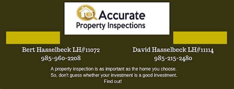 Accurate Property Inspections Home Inspector In Covington