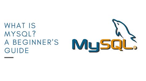 What Is Mysql A Beginners Guide Buy