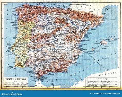 El Mapa De Espa A Y Portugal Stock De Ilustraci N Ilustraci N De Mundo Regiones
